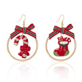 Shangjie Oem Joyas Christmas 2021 Nouvelles boucles d&#39;oreilles de mode d&#39;arrivée pour femmes Boucles d&#39;oreilles de déclaration de Noël irrégulières